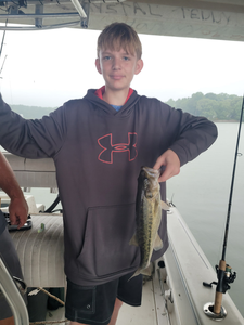 Lake Norman spotted bass action!