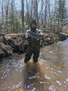 Angler with 23-inch fish in WI