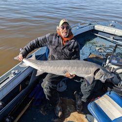 One angler fishing in Iron River