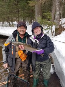 Rainbow Trout, a 15-inch fish, caught in WI