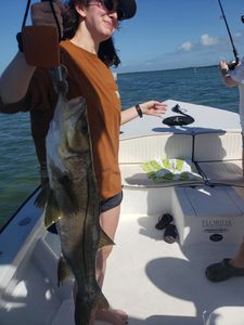 Angler with a 30-inch fish in Saint James City