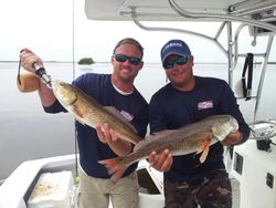 Two people fishing in Florida