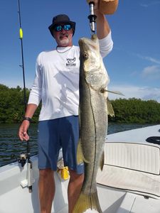 Lone angler fishing in Saint James City