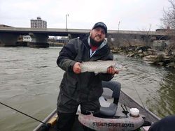 A lone sea trout catch in Mexico