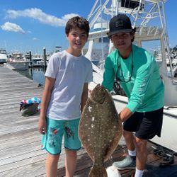 Southern Flounder fishing at Rehoboth Beach