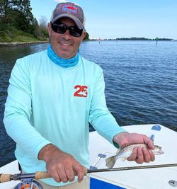 One person fishing in New Jersey