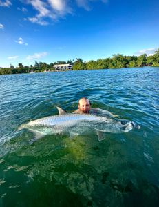 Hooked up early with a San Juan local fish