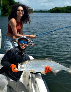 Tarpon fish caught while fishing in San Juan