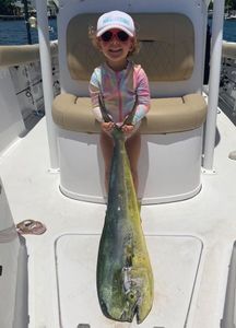 Angler with a 28-inch fish in Boca Raton