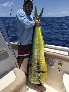 Single angler fishing in Boca Raton
