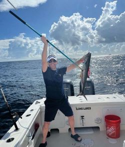 A lone fisherman casts his line in Boca Raton