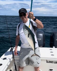 A lone fisherman casting a line in Florida