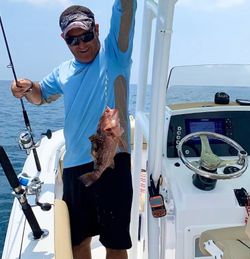 Lone angler fishing in Florida