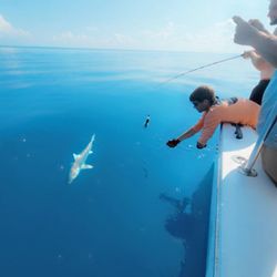 One person fishing in Key West
