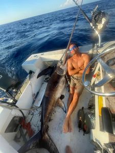 A swordfish caught while fishing in FL