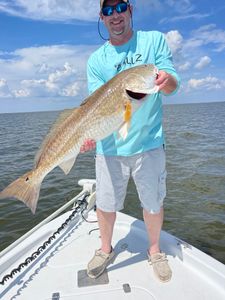 One person fishing at Port Sulphur