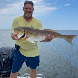 One person fishing in Port Sulphur