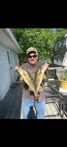 A single person fishing in Minnesota