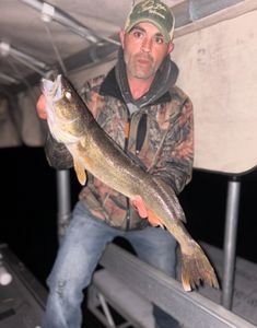 Lone angler fishing in Ottertail