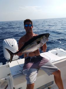 Blackfin tuna caught while fishing in South Daytona