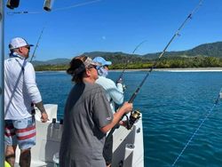 Two people fishing in Florida