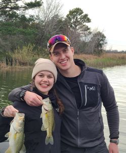 Two largemouth bass caught in TX