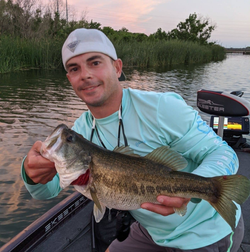 Largemouth Bass caught while fishing in TX