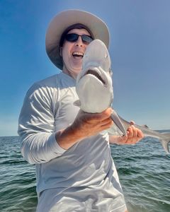 One person enjoying a fishing tour in Crystal River