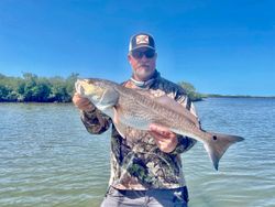 Redfish caught during FL fishing tours
