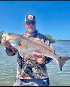 Redfish caught during fishing tour in Florida