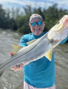 Mr. Tim loves catching the big snook with us. CapeCoral And PineIslandSound. ￼