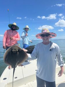 A fisherman with a huge catch in Cape Coral