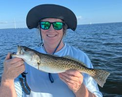 Spotted Weakfish caught while fishing at Cape Coral