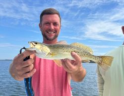 Spotted weakfish caught while fishing in Cape Coral