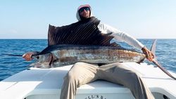 Catch of the day! A majestic Atlantic Sailfish fishing adventure in FL.