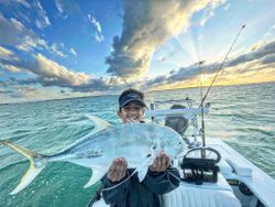 Crevalle Jack, a 37-inch fish caught while fishing in Islamorada