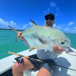 Permit fish caught by angler in Islamorada