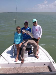 3 people fishing at South Padre Island
