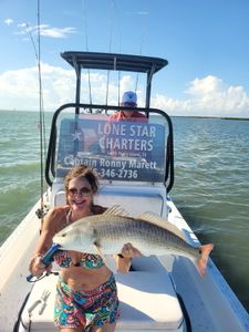 Redfish caught while fishing in TX