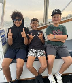 Three people fishing in New York