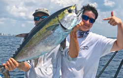 Blackfin tuna caught while fishing in FL