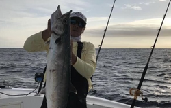 Impressive catch of a king mackerel fish