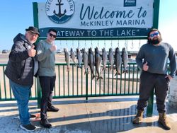 4 fish caught while fishing in wisconsin