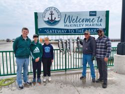 5 people fishing in Milwaukee