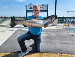 Angler with a 31-inch fish in WI