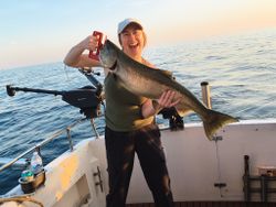 Angler enjoying a fishing trip in Milwaukee