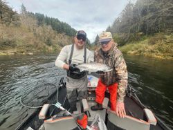 Chinook salmon caught fishing in Cottage Grove