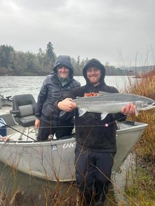 Coho Salmon caught while fishing in OR