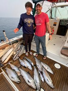 6 wahoo fish, chinook salmon caught fishing in Sheboygan