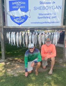 4 big fish caught while fishing in WI